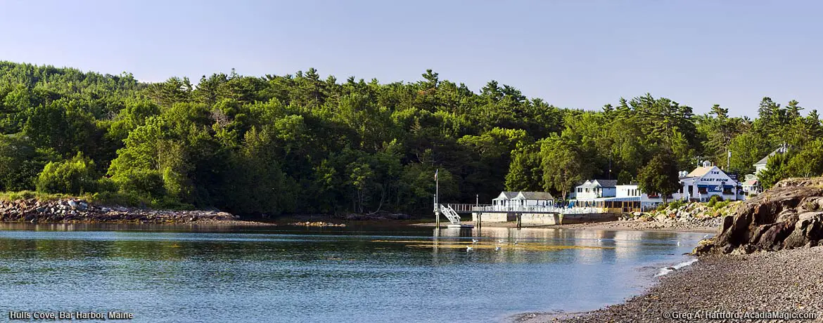 Hulls Cove in Bar Harbor, Maine