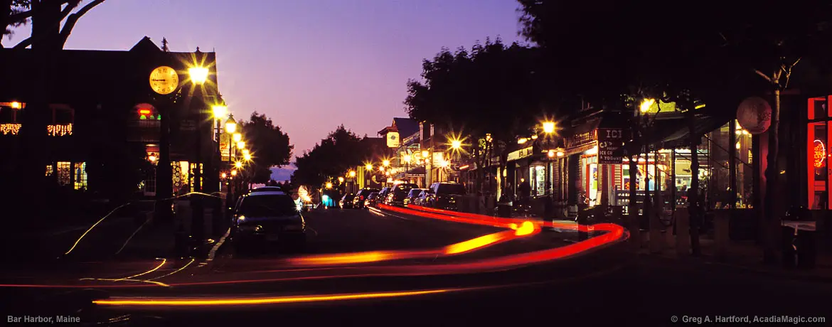 Bar Harbor, Maine Twilight