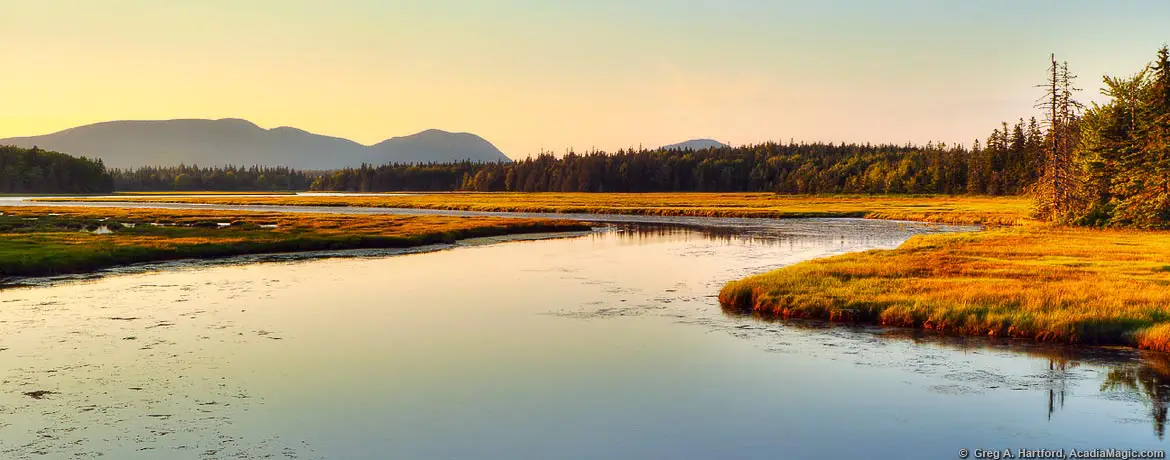 Tremont view of Acadia National Park