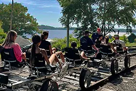 Rail Biking with Revolution Rail