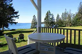 View at Sunset Cottages Acadia
