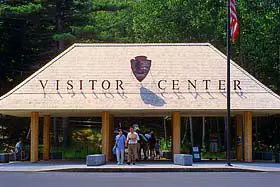 Acadia National Park Visitor Center at Hulls Cove in Bar Harbor