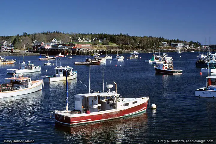 View large photo of Boats in Bass Harbor, Maine.