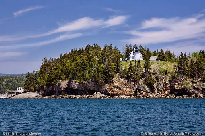 Bear Island Light Station in Acadia