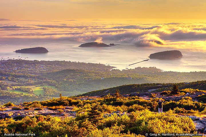 Sunrise at Cadillac Mountain
