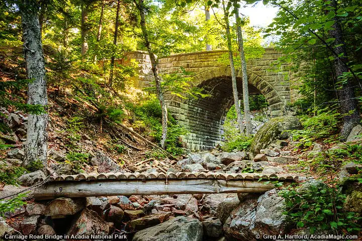 Carriage Road Bridge at Hadlock Stream