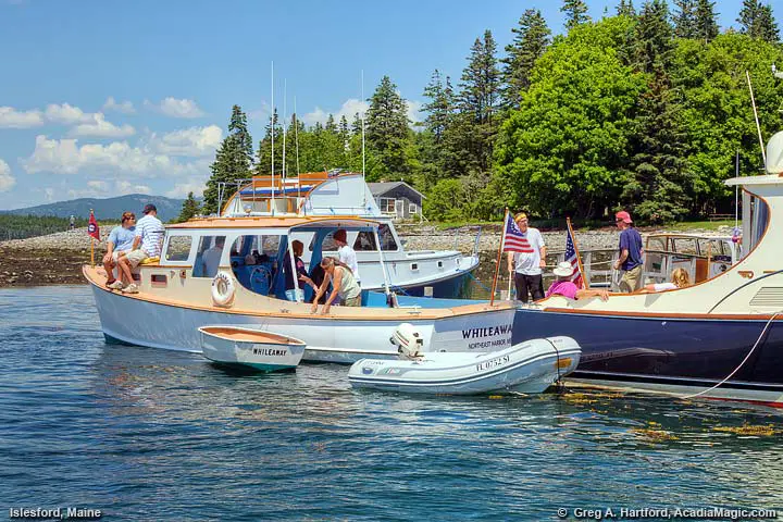 Boats in Islesford Harbor