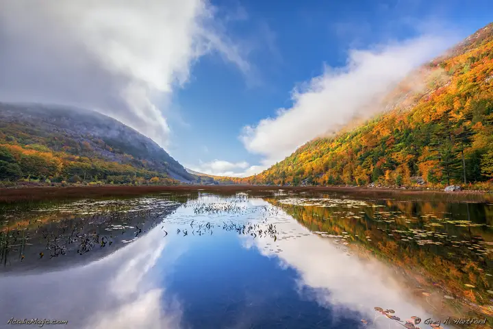 The Tarn in Acadia during Autumn