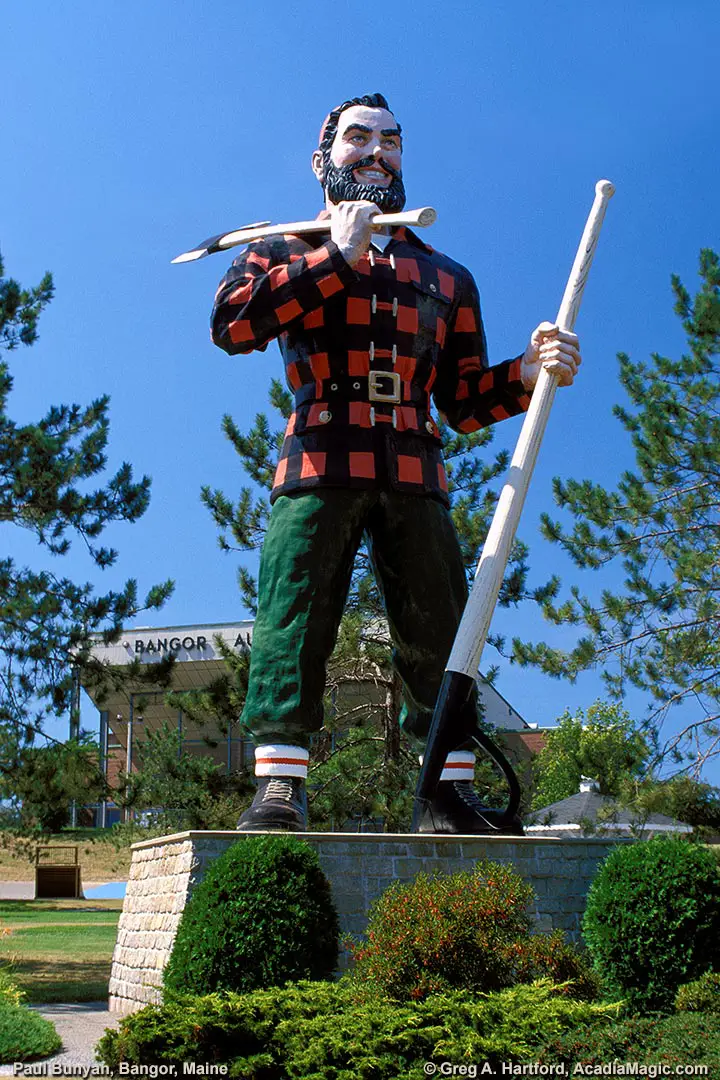 The Lumberjack Folk Hero - Paul Bunyan - Click for next photo.