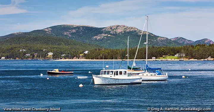 A view of Penobscot Mountain from Long Pond