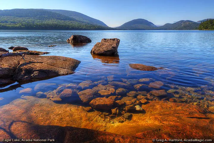 Eagle Lake in Acadia National Park