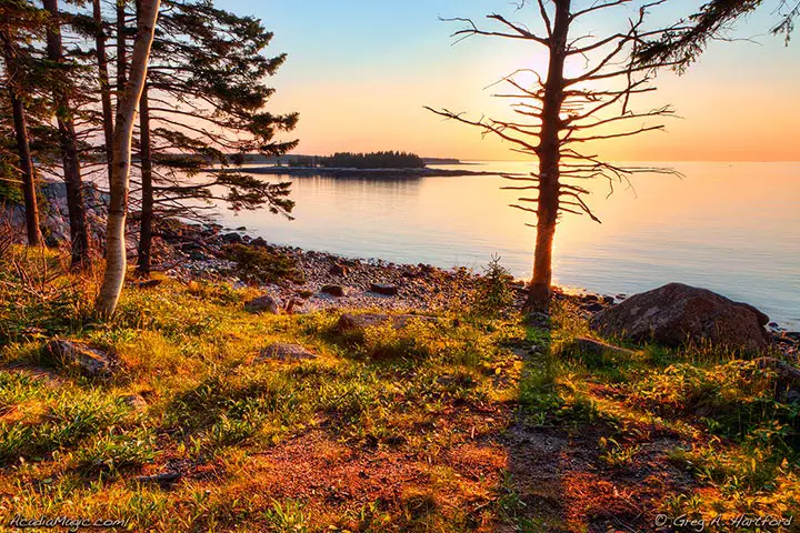 Sunrise on the Schoodic Peninsula