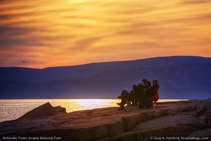 Relaxing at Schoodic Point