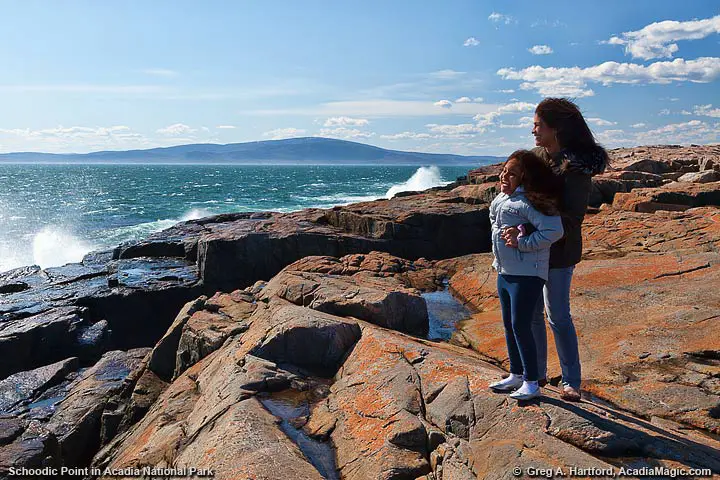 Cool month of April at Schoodic Point