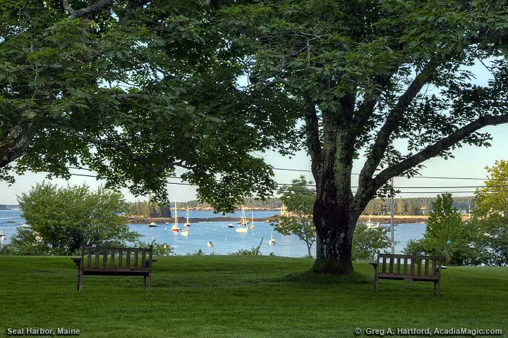 Small park in Seal Harbor