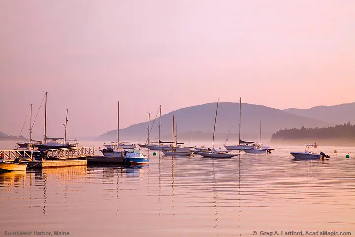 Looking toward Somes Sound from Manset in Southwest Harbor