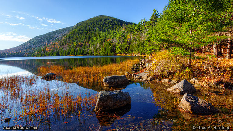 Bubble Pond in Acadia National Park