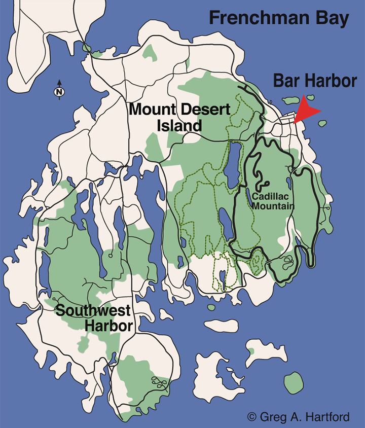 Little Hunters Beach Location Map