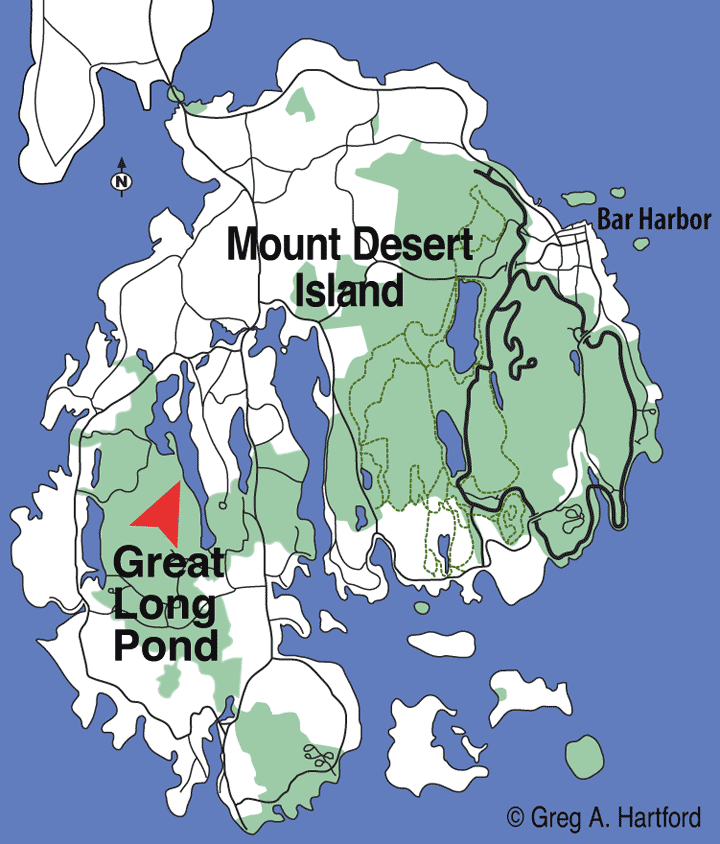 Great Long Pond Location Map
