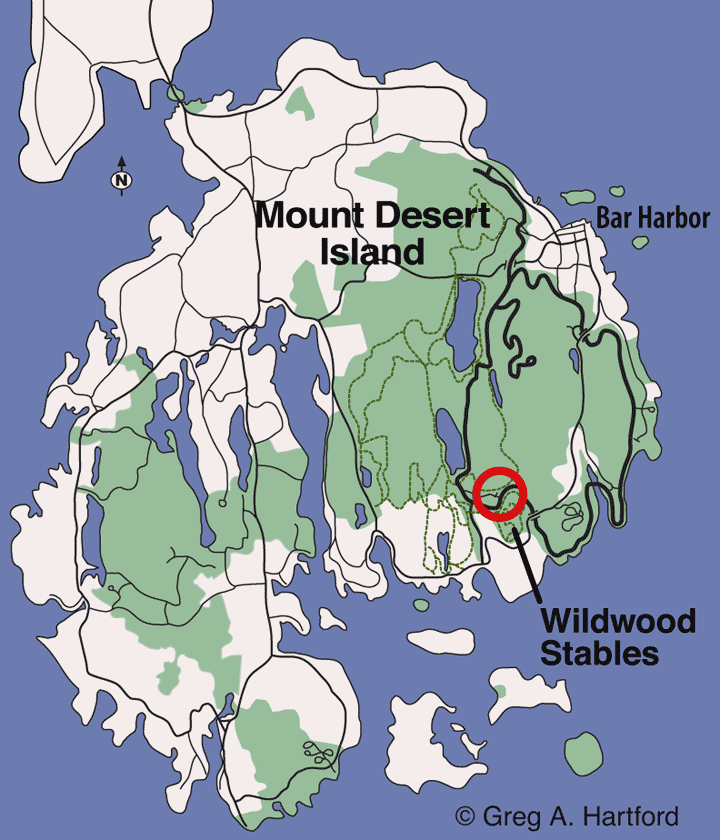 Wildwood Stables location map