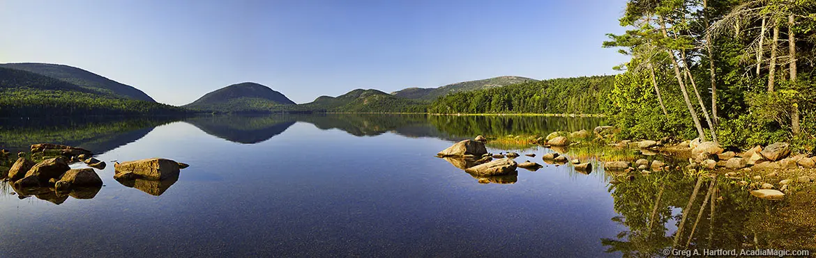 Eagle Lake in Bar Harbor, Maine