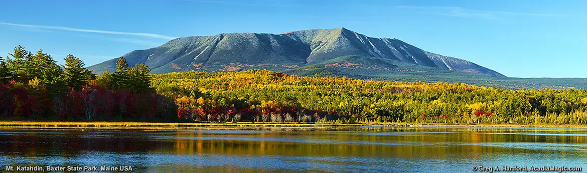 Mount Katahdin in Early October