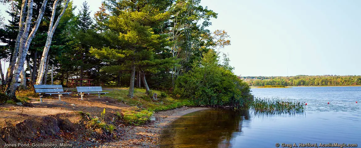 Jones Pond in Gouldsboro, Maine