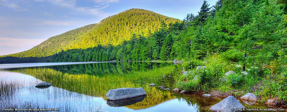 Pemetic Mountain in Acadia National Park, Maine