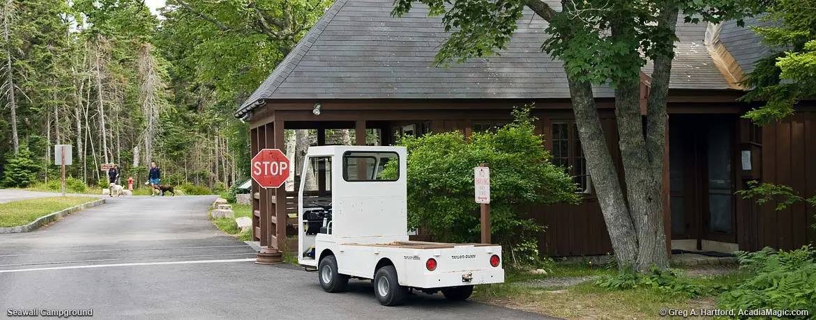 Seawall Campground Entrance