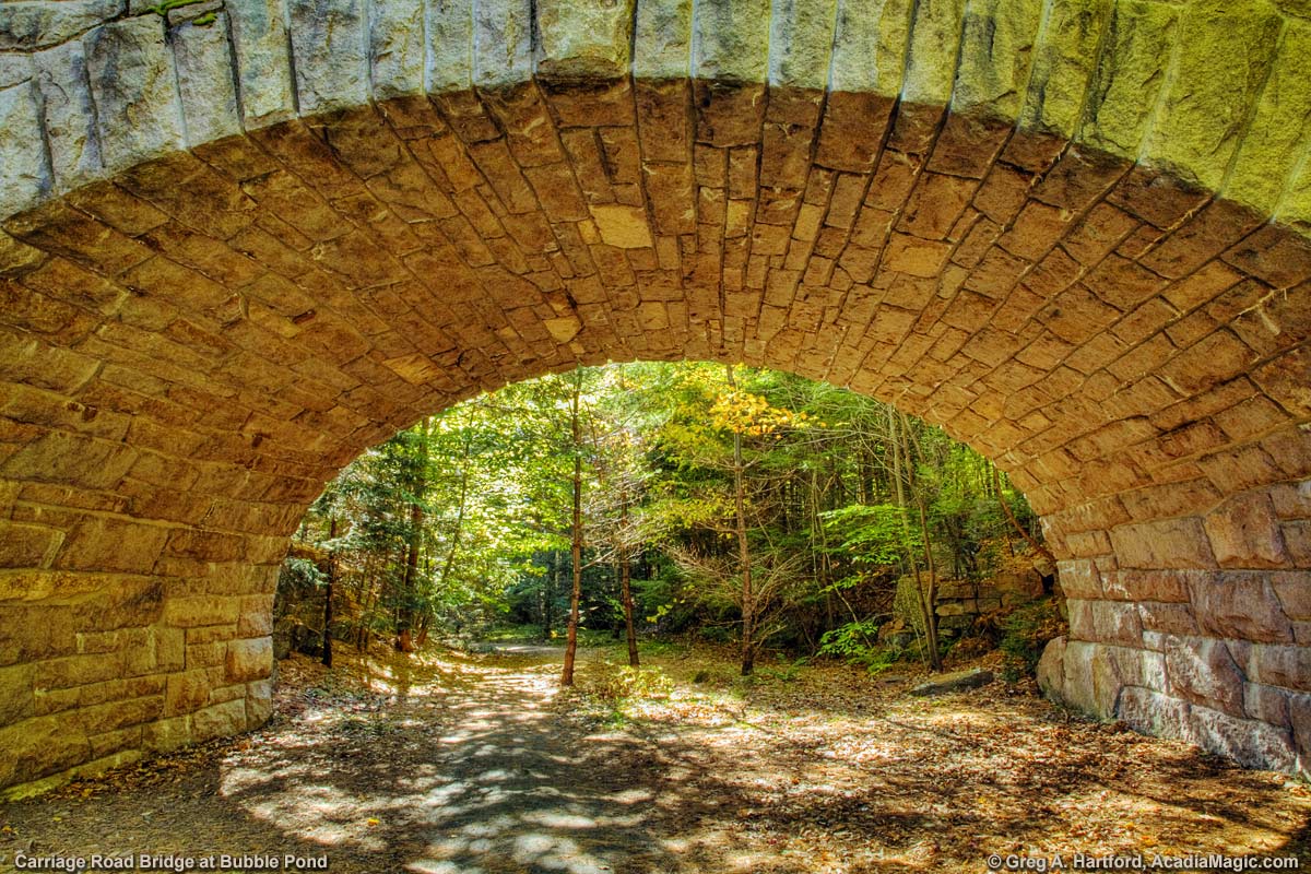Underside of the Carriage Road Bridge at Bubble Pond
