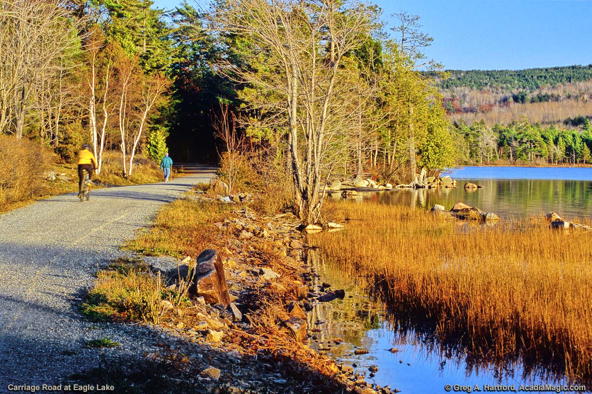 Jogging on the Carriage Raod at Eagle Lake
