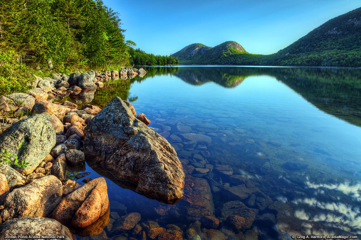 Jordan Pond in Acadia National Park
