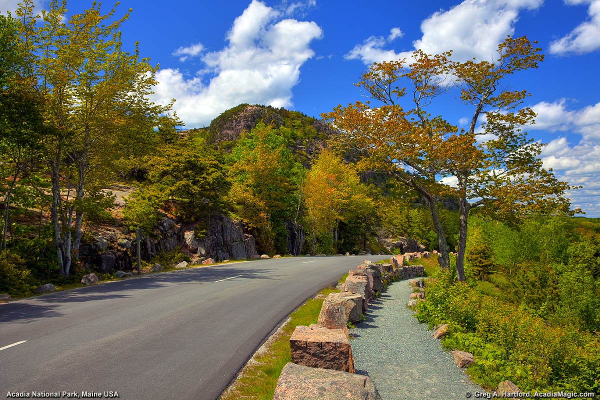 Park Loop Road & The Beehive in Acadia National Park