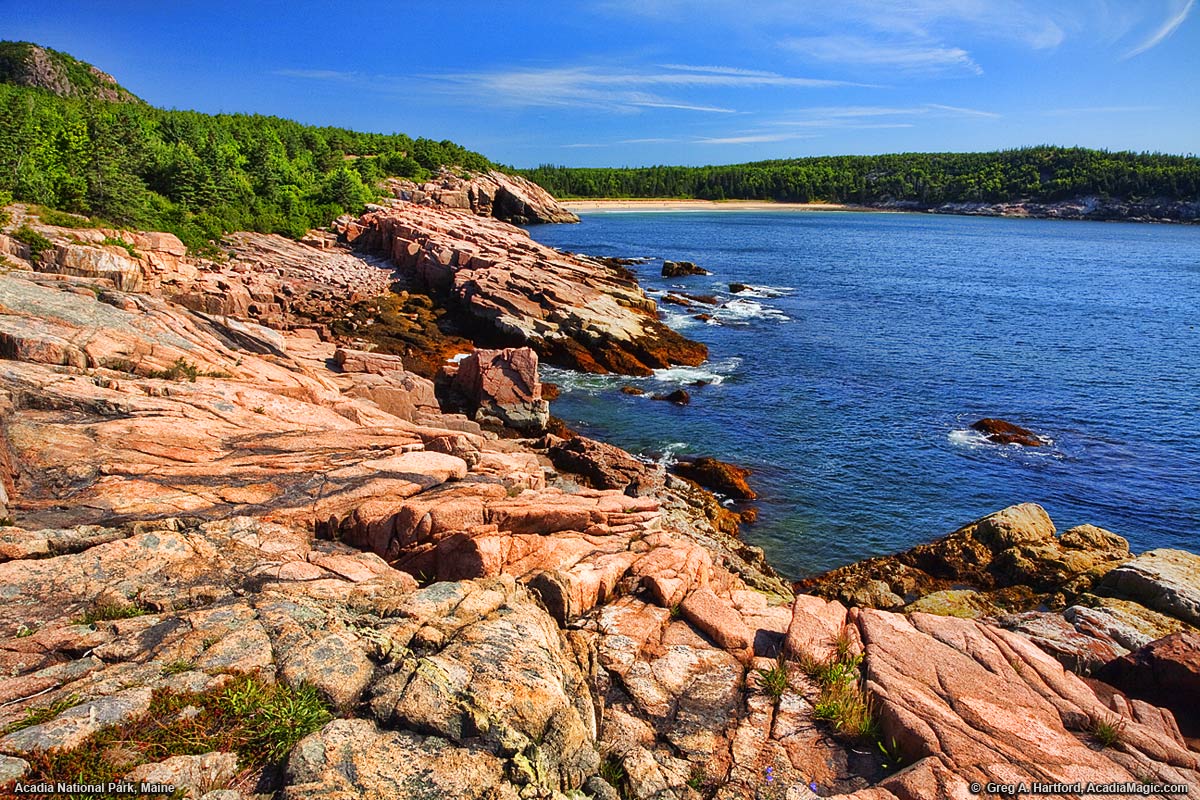 Sand Beach in Acadia