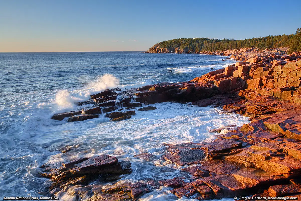 Looking toward Otter Cliff from Thunder Hole