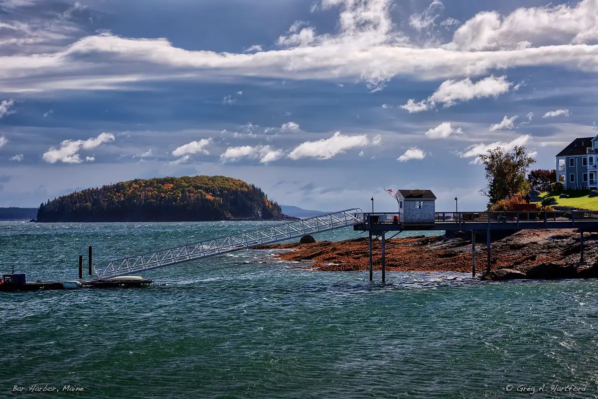 October on the Bar Harbor Shore Path