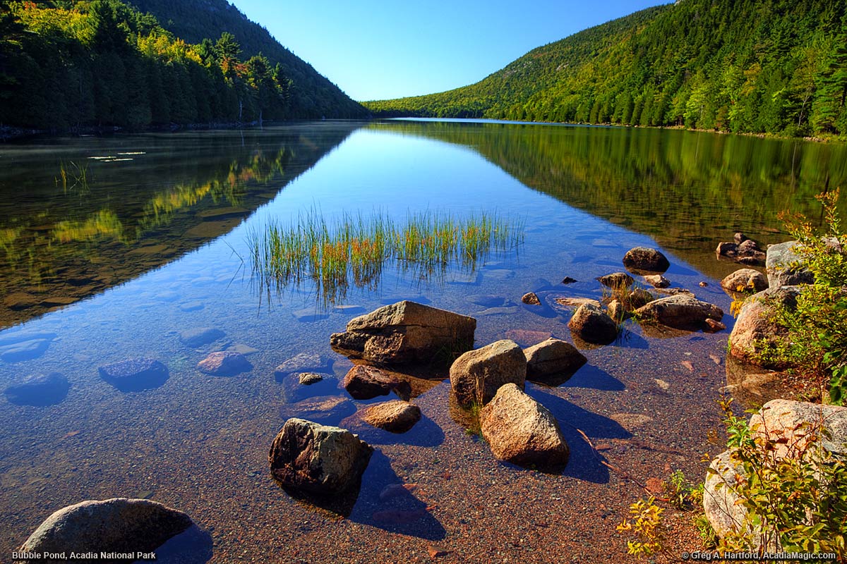 Bubble Pond in Acadia National Park