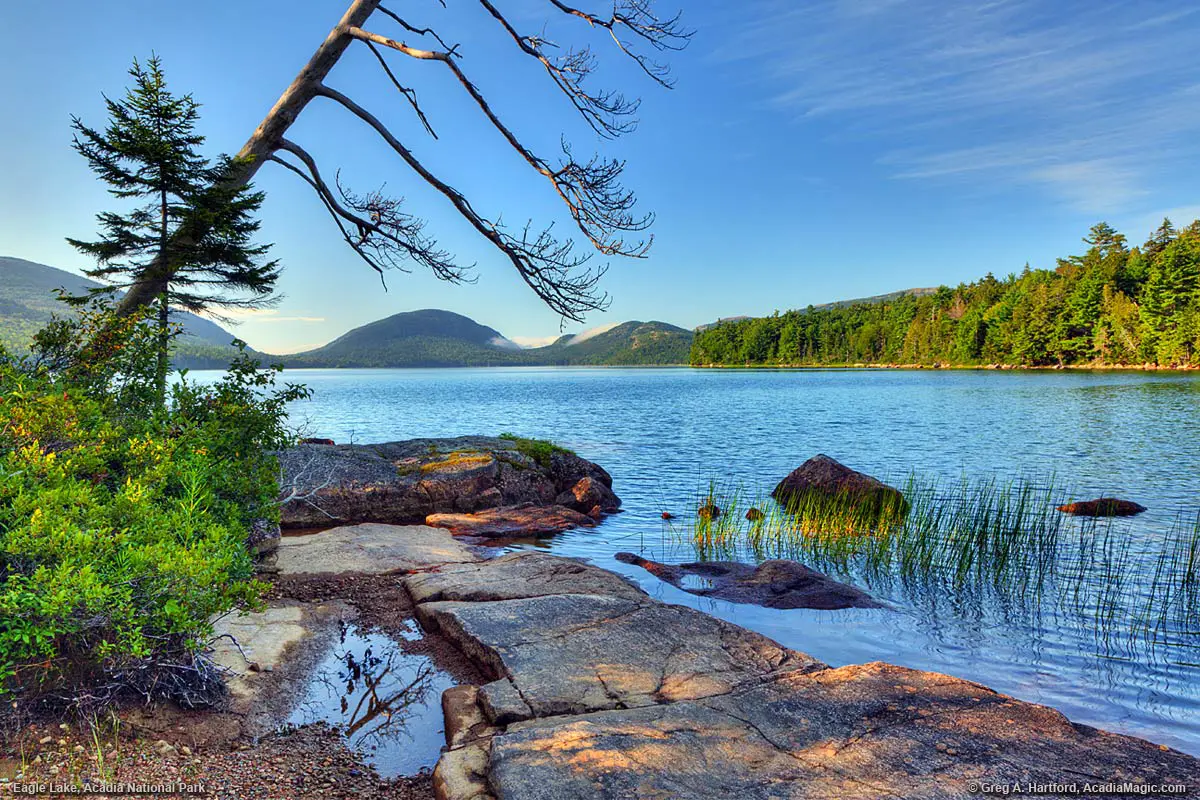 Eagle Lake in Bar Harbor, Maine