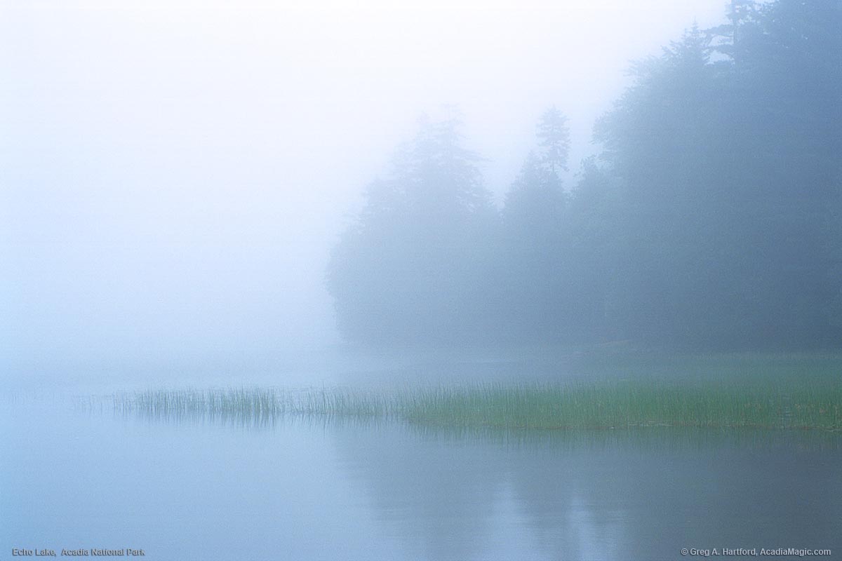 Echo Lake in Acadia National Park