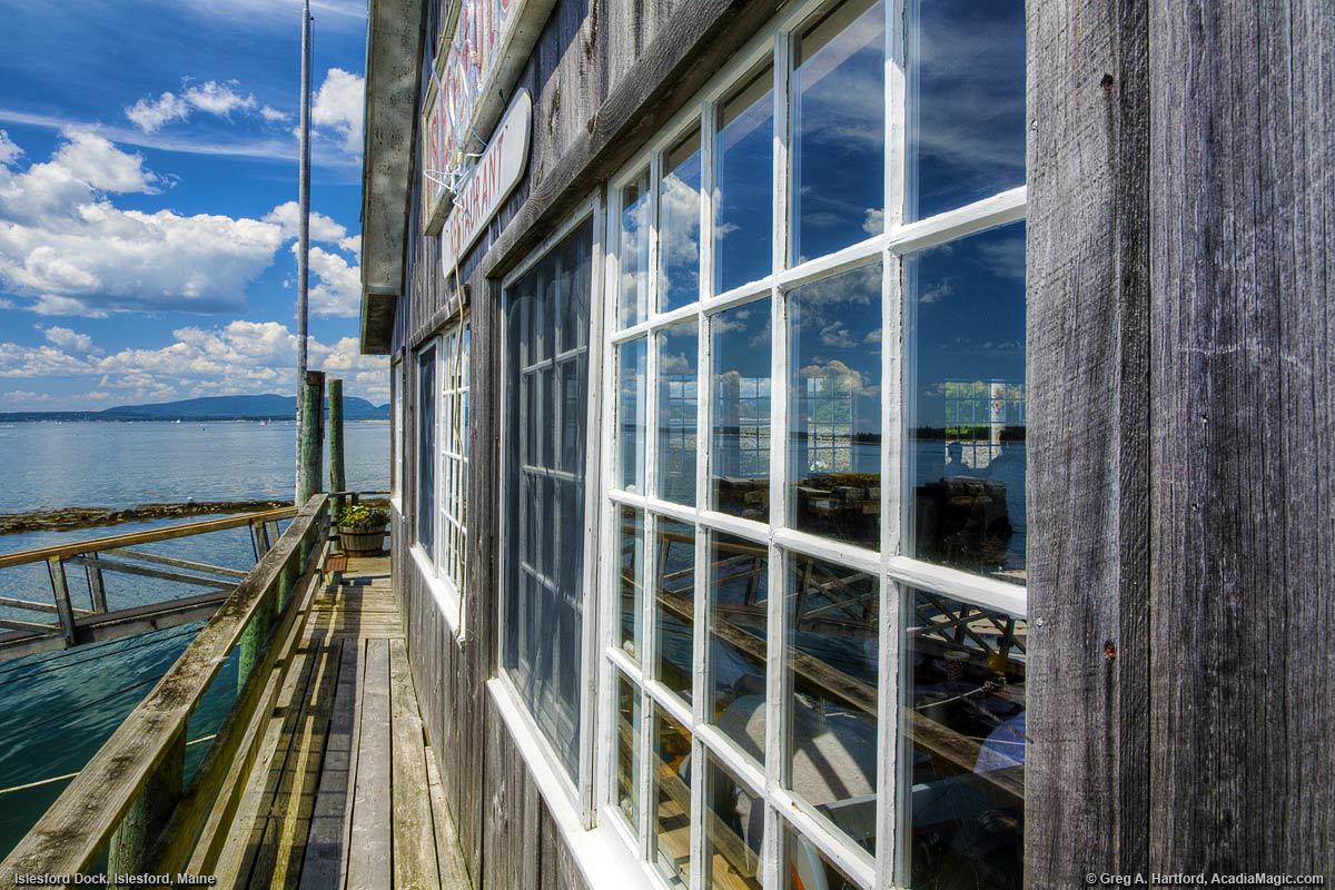 View from Islesford Dock Restaurant