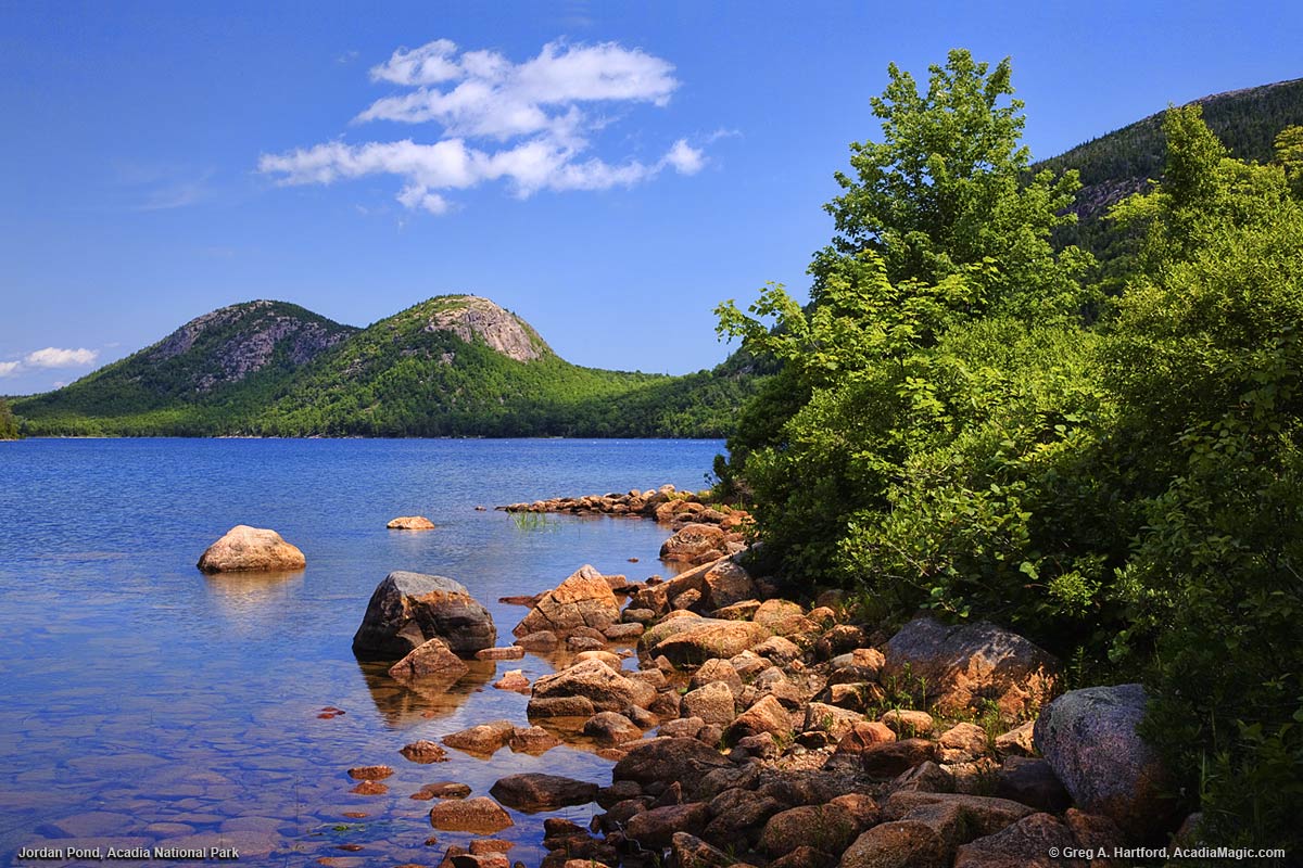 Jordan Pond in Acadia National Park