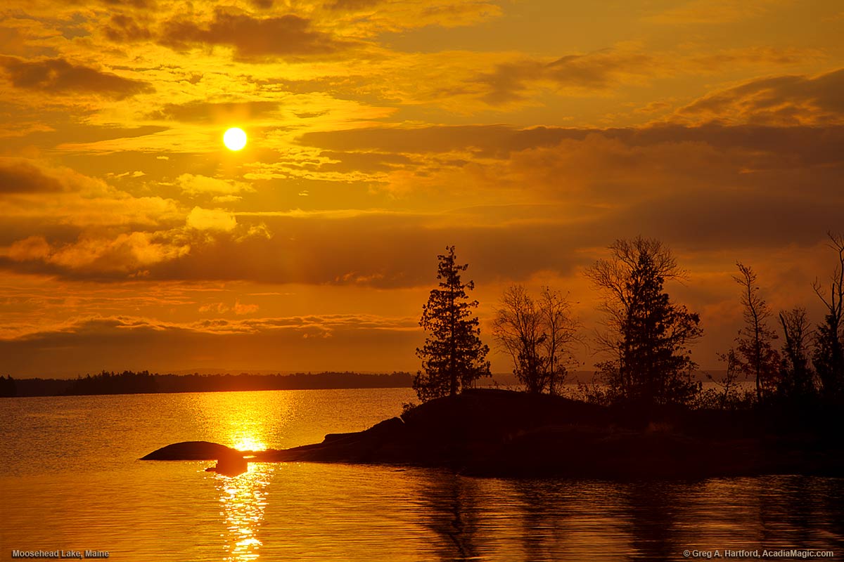 Moosehead Lake in Rockwood, Maine