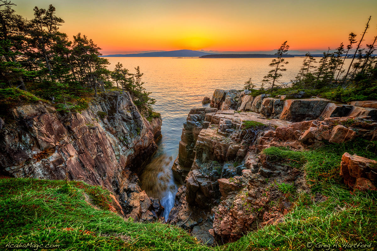 Ravens Nest at Schoodic Peninsula in Acadia National Park, Maine