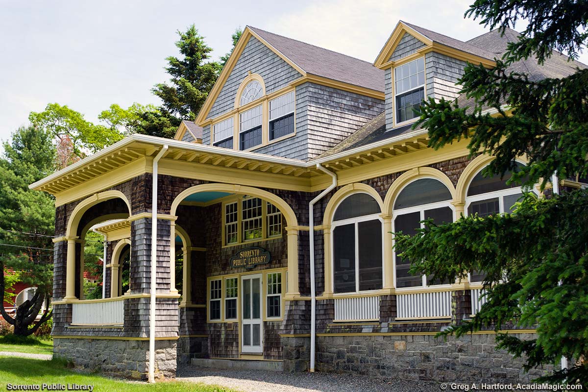 Sorrento Public Library in Maine