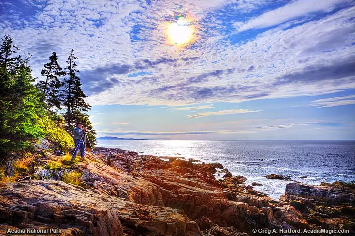 Photographer at Otter Point