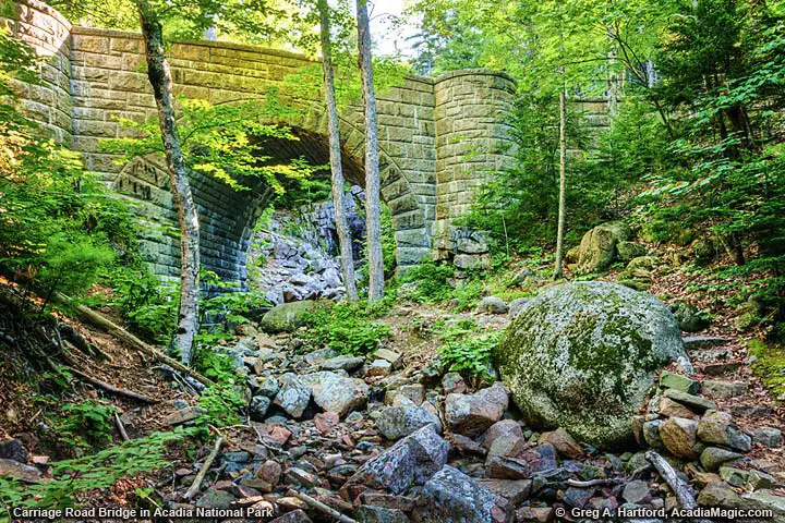 Carriage Road Bridge near Upper Hadlock Pond