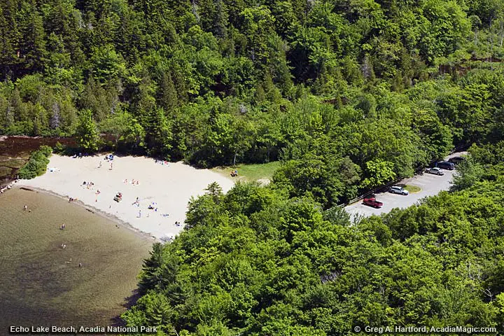 Echo Lake Beach and Parking Area