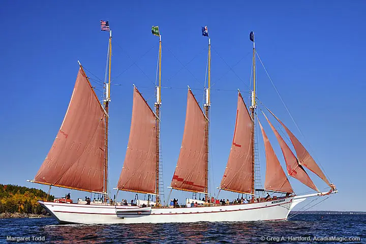 Margaret S. Todd Schooner in Bar Harbor, Maine