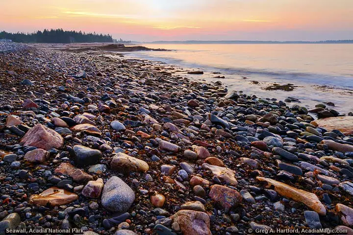 Rocky Shore at Seawall