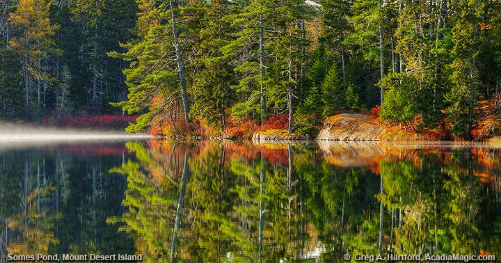 A view of Penobscot Mountain from Long Pond